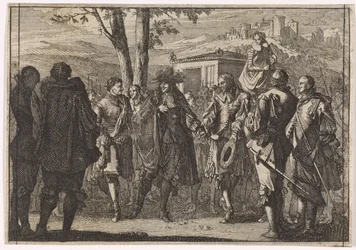I. Károly angol királyt az angol katonák elfogják, 1647