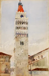 Székesegyház tornya, Pistoia, Olaszország