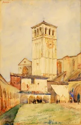 Szent Ferenc-templom, Assisi, 1898.