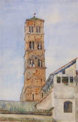 Torony, San Francisco Romano, Róma, 1898.