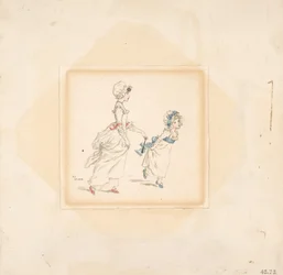 Nő és gyermek, 1883.