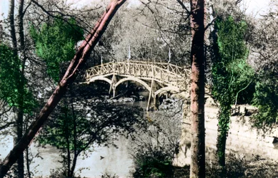 Híd a Temze folyón Nuneham Courtenay-ban, Oxfordshire, 1926.