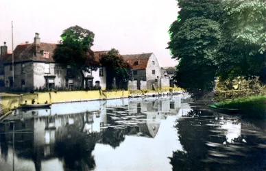 Az Ouse folyó Ely-ben, Cambridgeshire-ben, 1926.