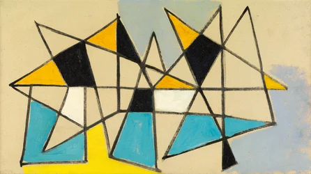 17. kompozíció, 1949 körül (olaj, vászon)