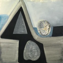 Lírai formák, 1949 körüli (olaj, vászon)