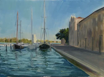 Marina, San Giorgio Maggiore, Velence 1 (olaj, vászon)
