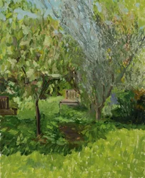 Birs és olajbogyó (olaj, vászon)
