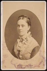 Lady Frances Anna Blandy Thomson portréja, Kelvin bárónő 1837-1916, 1876.