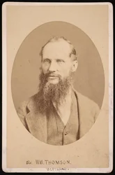 Sir William Thomson, Kelvin 1. báró 1824-1907, 1876 portréja.