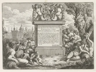 Agostino Chigi elkötelezettsége és fegyvere, valamint Róma nézete Fontane di Roma (sorozat címe) Róma szökőkútjai (sorozat címe)