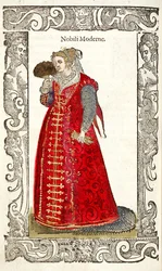 Modern nemesek. Forrás: De gli habiti ancient et modern, 1598