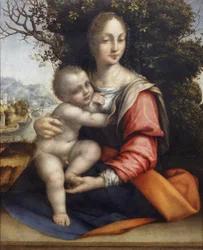 Madonna és gyermeke (A fa Szűzanya)