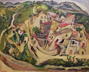 Házak Cagnesben, 1923