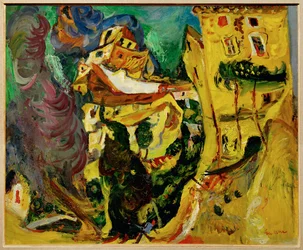 Landscape in Cagnes (festmény, vászon)