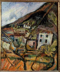 Chaim Soutine (1894-1944) Vence tájképe (ec.rus.) 1921 Avignon, Musee Calvet