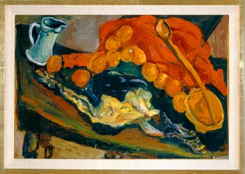 Nature morte au morceau de viande crue - csendélet egy darab nyers hússal ... (festmény, vászon)