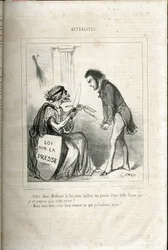 Illusztráció Chamről (1819-1879) Le Charivariban