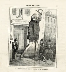 Illusztráció Chamről (1819-1879) Le Charivariban