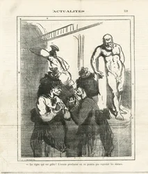 Cham (1819-1879) illusztrációja a Charivariban