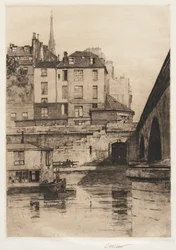 Quai des Orfèvres, Párizs, 1886.