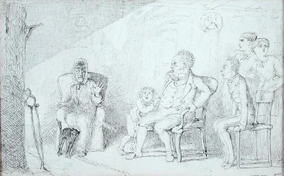 Ghost Story (toll és tinta papíron)