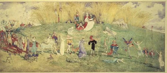 A tündérkirálynő – menet