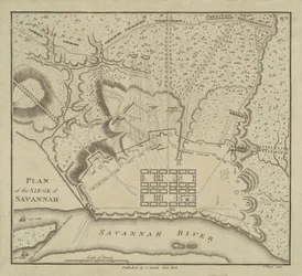 Savannah ostromának terve, 1796.