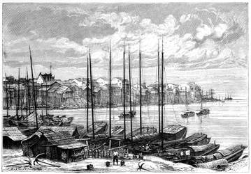 Wuhan, Kína, 1895.