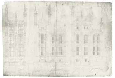 Rajz a Parlamenthez, 1836–1840 (toll és tinta papíron)