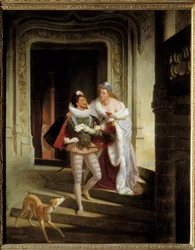 Noirmoutiers márkinője, Charlotte de Beaune Semblançay (1551-1617) igyekszik rávenni Lotaringiai I. Henriket, Guise hercegét, a Sebhelyesnek nevezettet (1550-1588), hogy a blois-i kastélyban bekövetkező meggyilkolása (1588) előtt menjen el a blois-i rendi