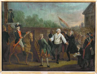 XVI. Lajos a guillotine lábánál, január 21.