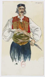 Holmès - A fekete hegy - jelmeztervező: Charles Bianchini - 06. Choryphées
