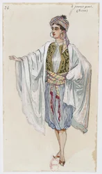 Holmès - A fekete hegy - Charles Bianchini jelmeztervei - 26. Négy fiatalember. Balett