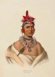 CHONO CA PE. AN OTTOE CHIEF., az Észak-Amerika indián törzseinek történetéből