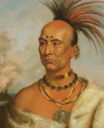 Makataimeshekiakiak (Black Hawk), kb. 1853