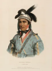 OPOTHLE YOHOLO. A CREEK CHIEF., az Észak-Amerika indián törzseinek története című könyvből.