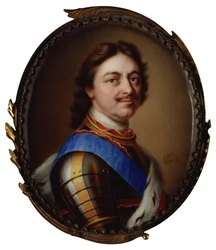 I. Nagy Péter császár portréja 1672-1725, 1717.