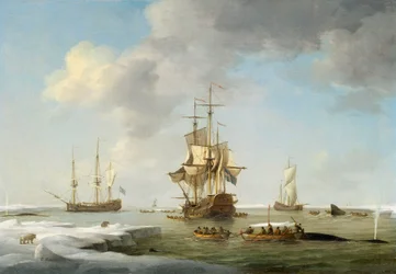 Grönlandi halászat: 1750 körül (olaj, vászon).