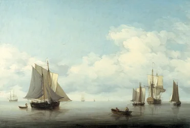 "Tengeri táj hajózással", 1743-1759