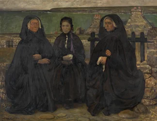 Gyászoló breton nők