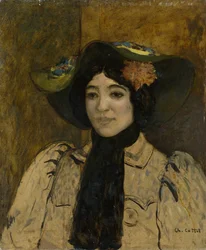 Női portré, c. 1900.