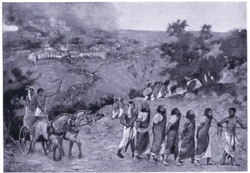 Egyiptomi tábor az Olajfák hegyén, 1920 körül (litho)