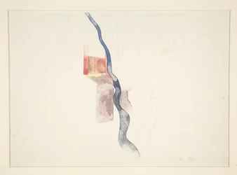 Tree Abstraction (valószínűleg a Red Chimneys című tanulmány, 1918?)