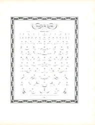Minta katalógus a Calligraphic Pen Flourishes - First Series (nyomtatás) számára