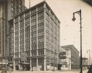 View of Woods Theatre, 54 W. Randolph St., Chicago, 1900 körül