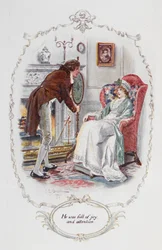 Tele volt örömmel és figyelemreméltósággal”, illusztrációja Jane Austen „Büszkeség és balítélet” című művéhez