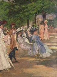 Figurák a Hyde Parkban (olaj)