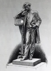 Hector Berlioz, Alfred Lenoir szobra után a Vintimille téren, Párizs, 1886
