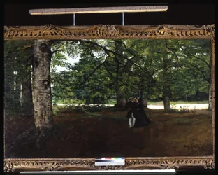 Promenade In The Woods (olaj, vászon)