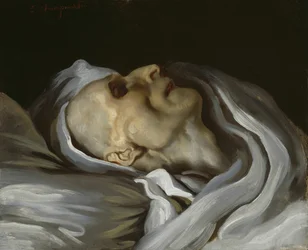 Théodore Géricault a halálos ágyán, 1824.